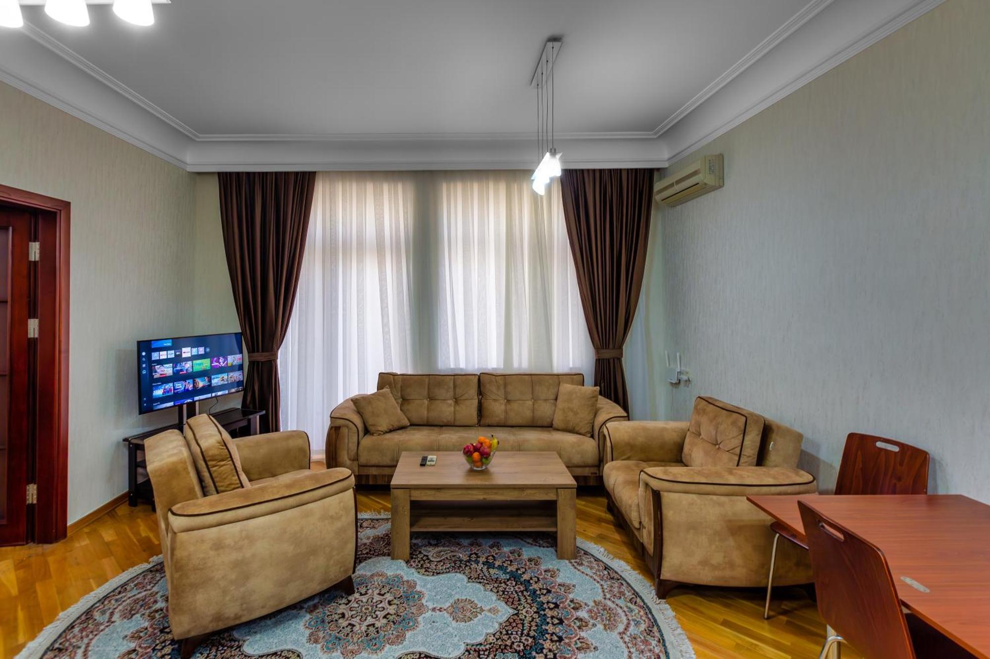 Sahil Luxury Apartment Baku Bagian luar foto