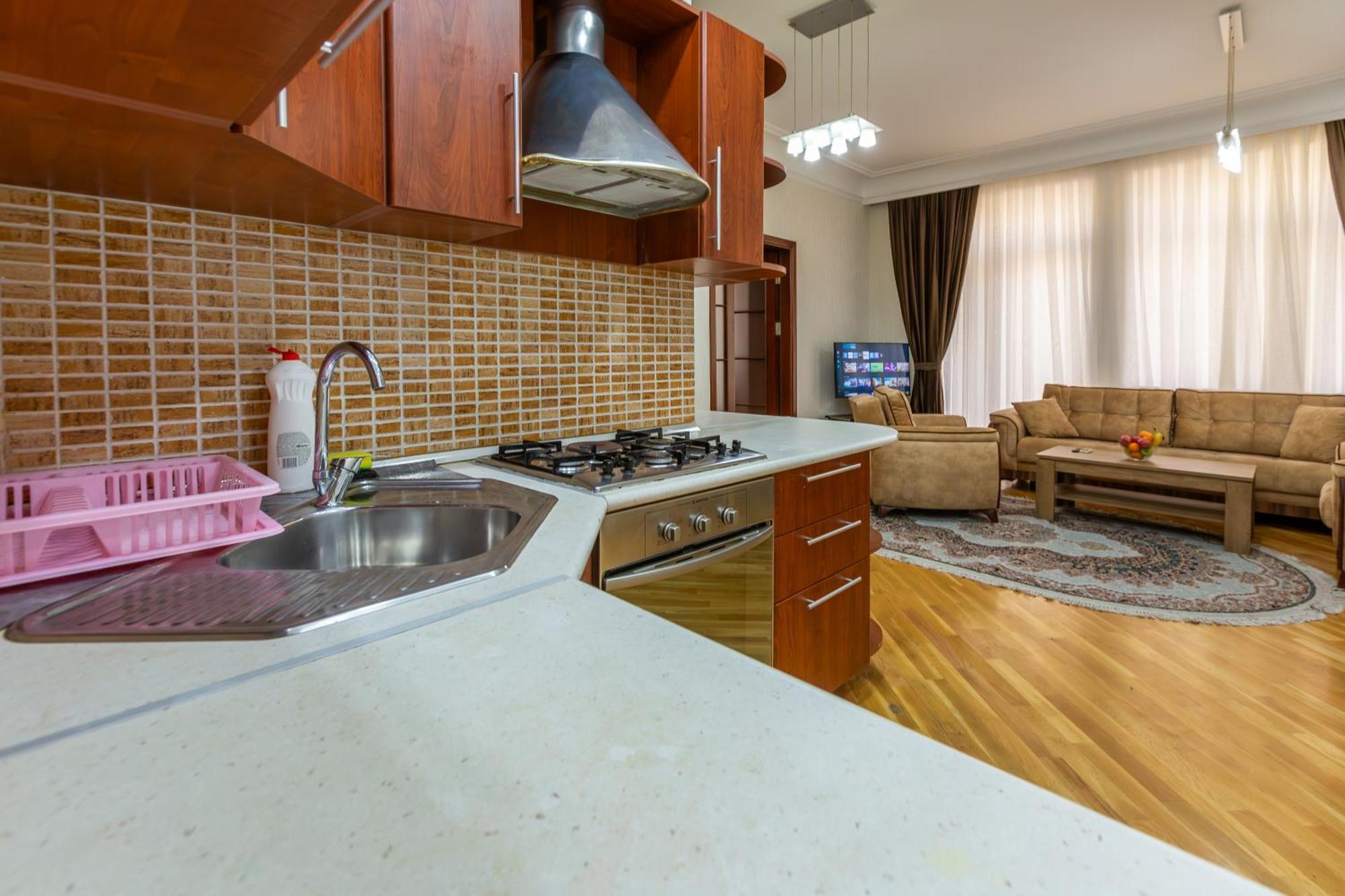 Sahil Luxury Apartment Baku Bagian luar foto